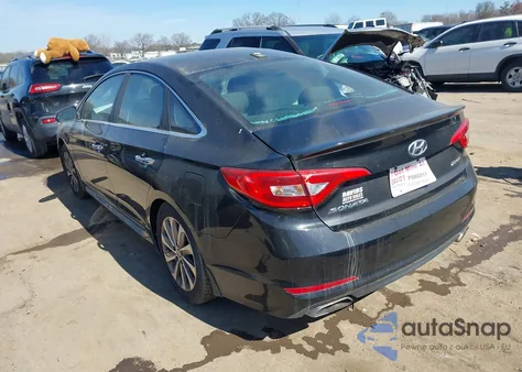 2015 Hyundai Sonata Sport from USA, damaged, VIN 5NPE34AF0FH197450